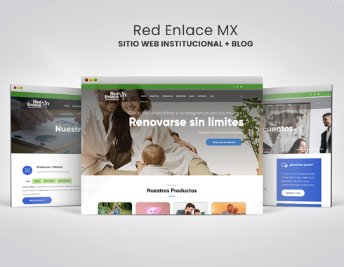Red Enlace Mx -- Sitio web institucional Wordpress by NeuronasCreativas.com