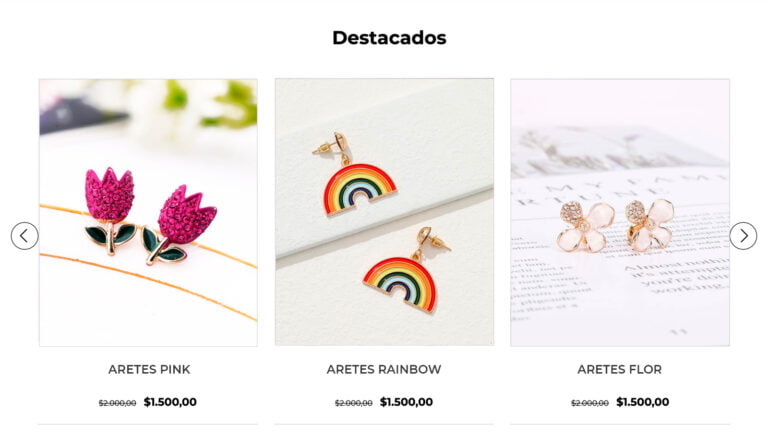 Sitio web para Lia Joyería (2 de 4)