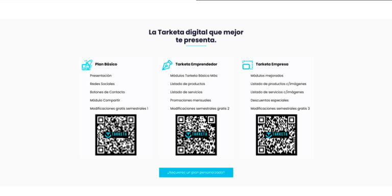 Tarjeta de presentación para Tarketa (2 de 6)