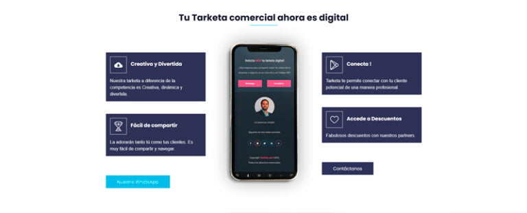 Tarjeta de presentación para Tarketa (3 de 6)