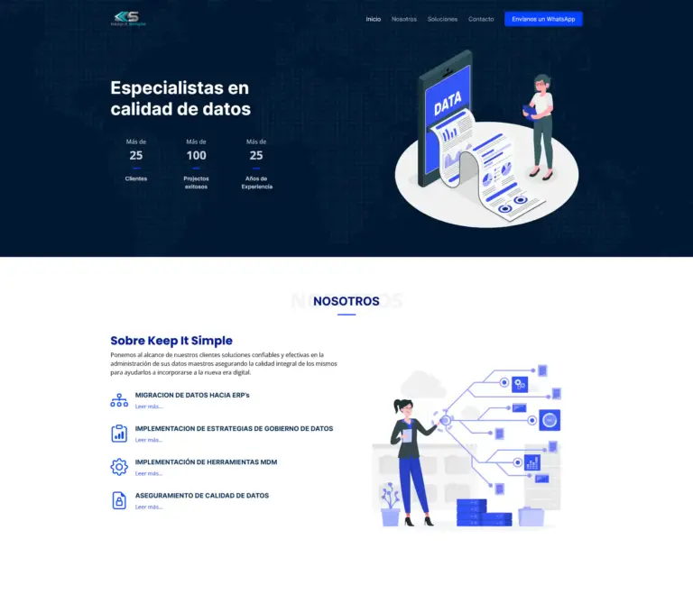 Sitio web para Keep It Simple (2 de 3)