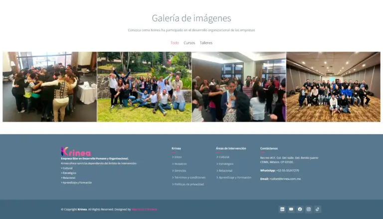 Sitio web para Krinea (5 de 5)